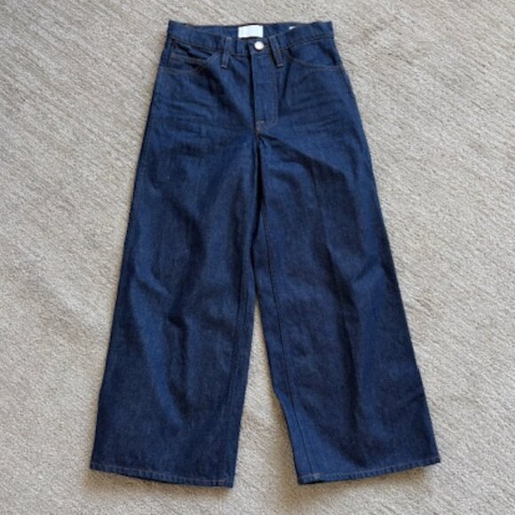 Frame Denim Women's Wide Cropped Jeans, New without Tags - Picture 1 of 3